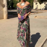 Elegantiška Suknelė su V Formos Iškirpte