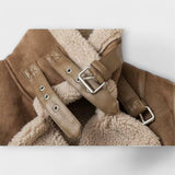 Catarina - Suede Aviatoriaus Paltas
