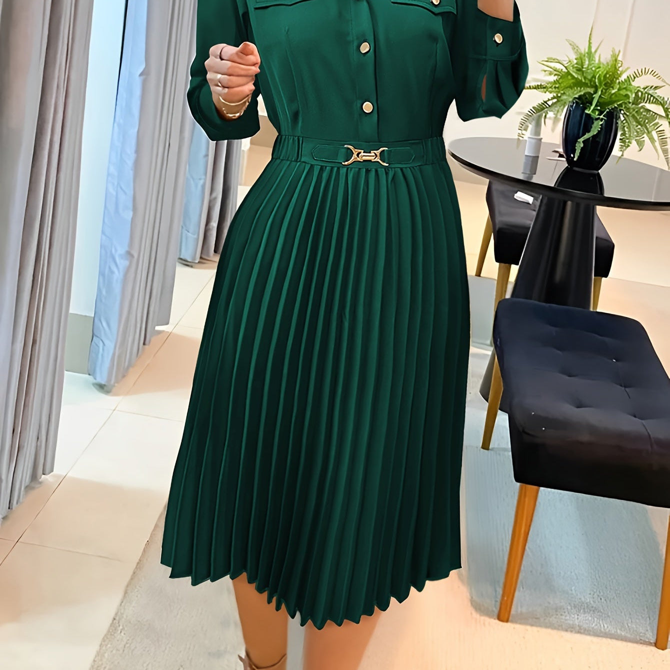 Andreia - Oficialus Medvilnės Suknelė