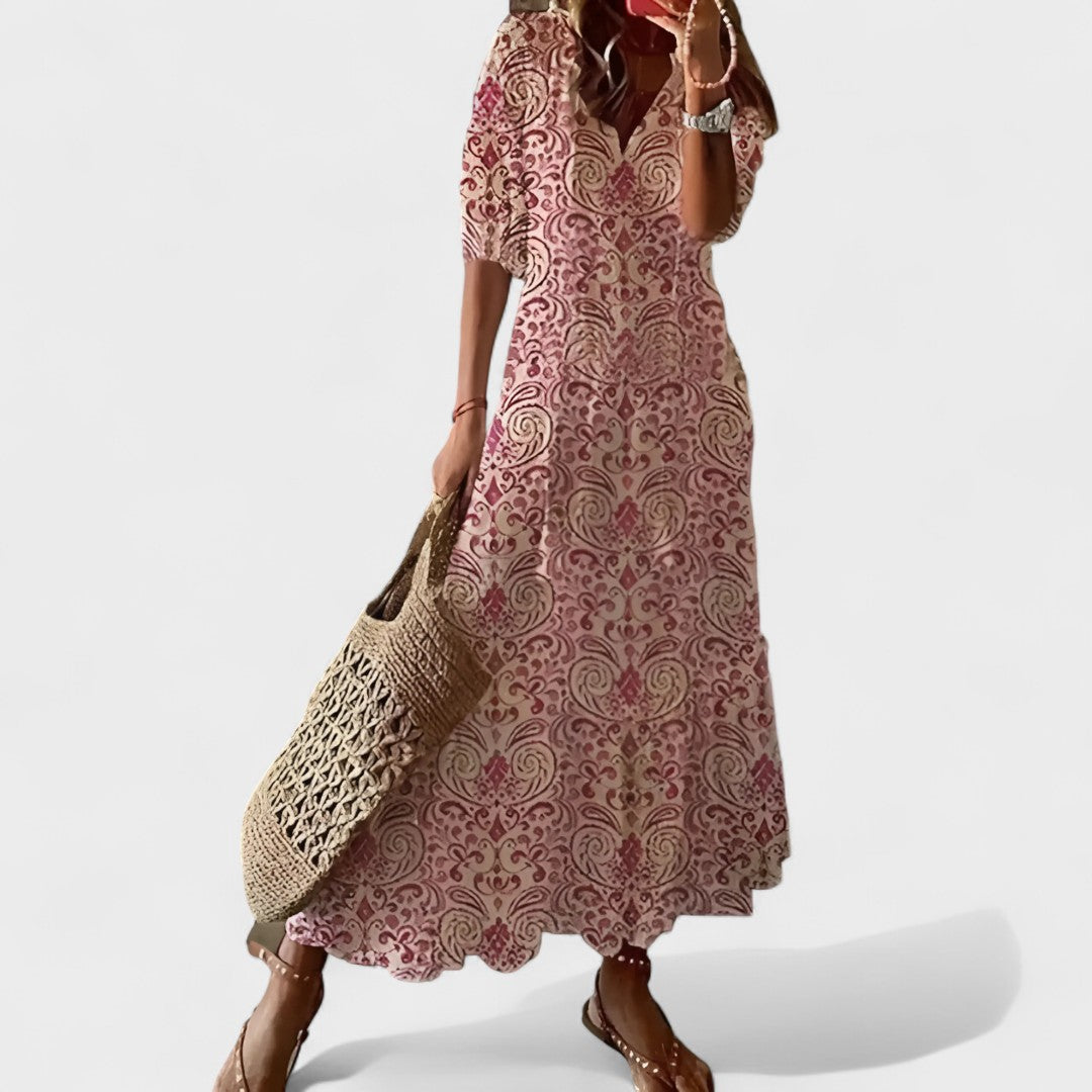 Flôr - Vasarinė Suknelė Boho Stiliaus