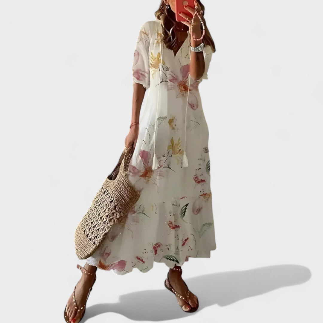 Flôr - Vasarinė Suknelė Boho Stiliaus