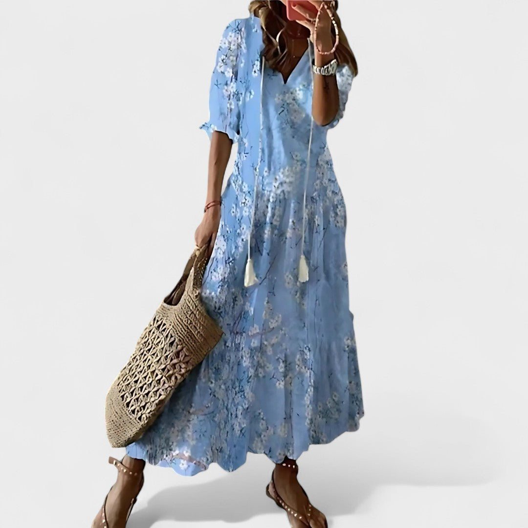 Flôr - Vasarinė Suknelė Boho Stiliaus