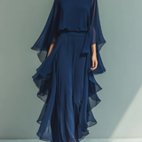 Aurora | Elegantiškas Chiffon Komplektas su Volanais
