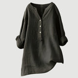 Lengva ir Patogi Lino Blusa Moterims
