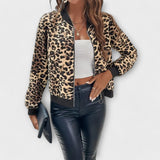 Raquel - Elegantiškas Leopardo Rašto Švarkas