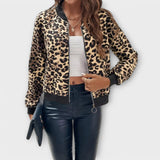 Raquel - Elegantiškas Leopardo Rašto Švarkas