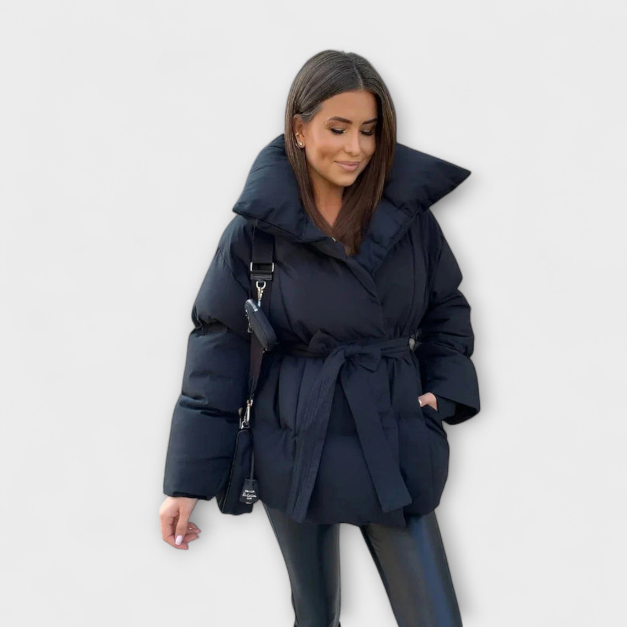 Juliana – Elegantiškas pūkinis paltas