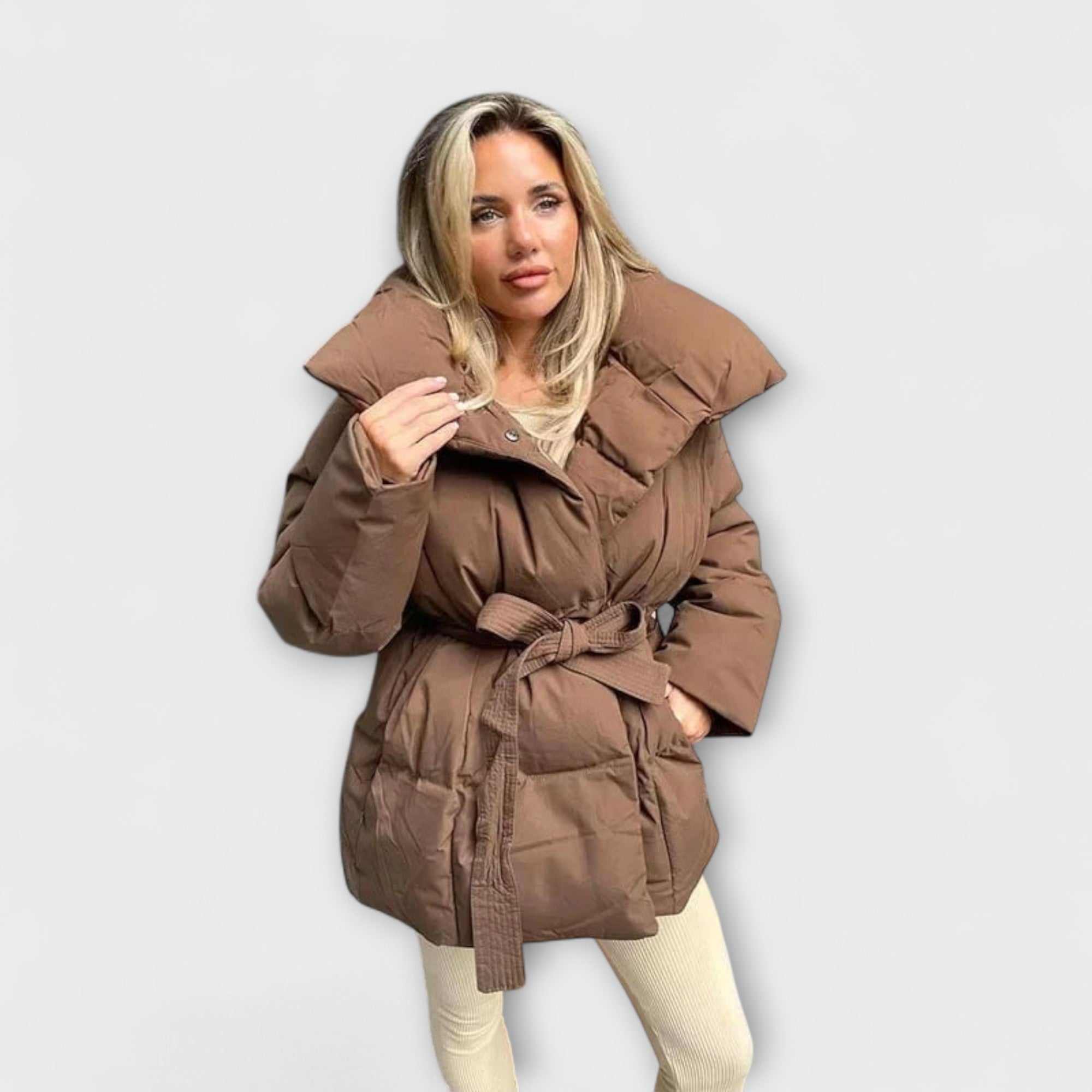 Juliana – Elegantiškas pūkinis paltas