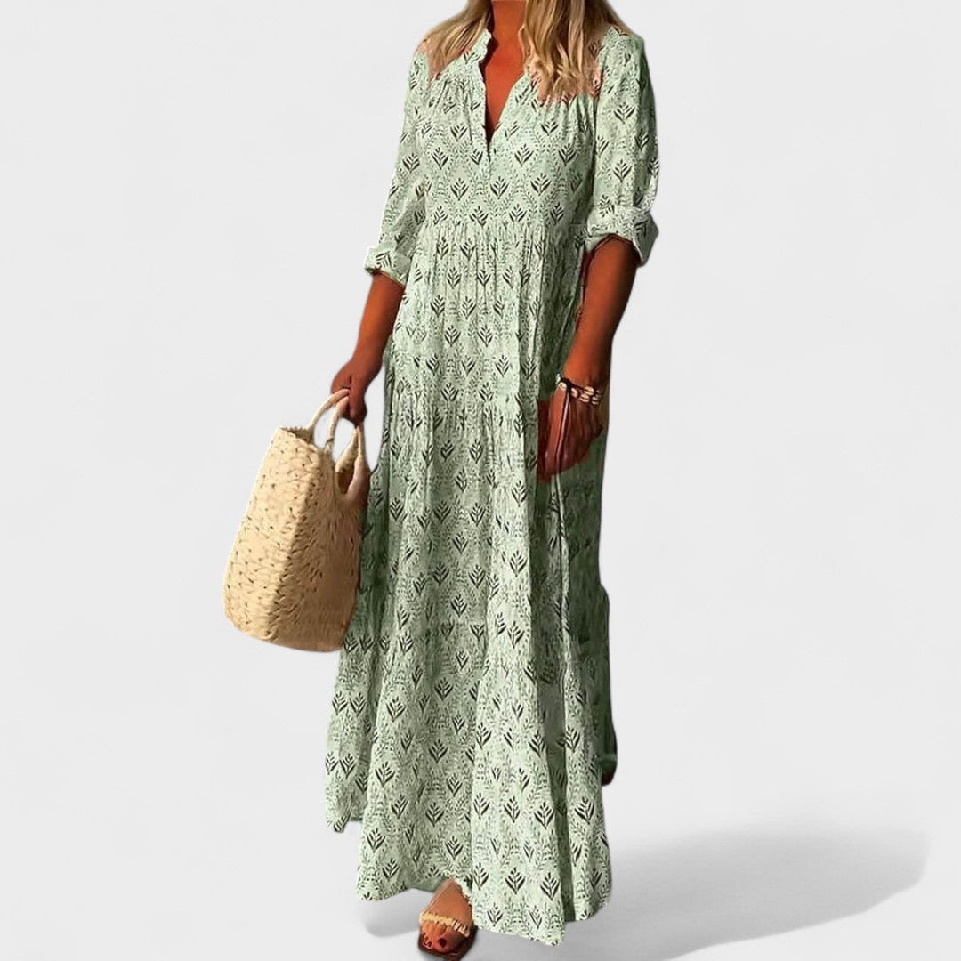 Micaela - Ilgas Boho Suknelė