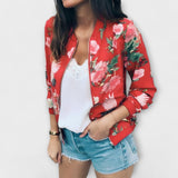 Andreia - Elegantiška bomber striukė su gėlių raštu