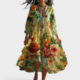 Marina - Boho stiliaus vintage suknelė